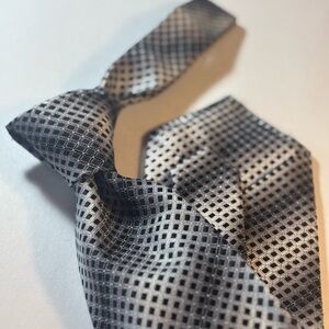 Black and White Checkered Tie